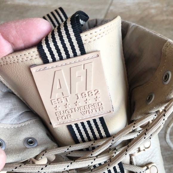 Nike Men's Lunar Force 1 Duckboot in Linen/Khaki - Picture 12 of 16